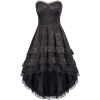 Belle Poque Strapless Sweetheart Dress - sukienki - 