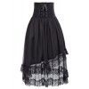 Belle Poque Women’s Princess High Waist A-Line Victorian Lolita Skirt BP000503 - Skirts - $29.99 
