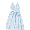 Belted Striped Cami Dress - Haljine - 