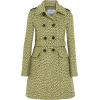 Belted double-breasted tweed coat PRADA - アウター - 