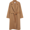 Belt handmade coat - Jacket - coats - $199.99  ~ £151.99