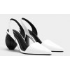 Bershka Asymmetric heel slingback shoes - Sapatos clássicos - 