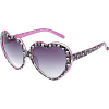 Betsey Johnson Heart Skull Sunglasses - Óculos de sol - 
