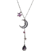 Betsey Johnson Moon and Star Necklace - Necklaces - 