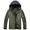 Bifast Men Casual Patchwork Mountain Waterproof Ski Jacket Hooded Windproof Coat Climbing Jackets - Outerwear - $164.99  ~ 141.71€