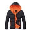 Bifast Men Winter Warm Hooded Long Sleeve Zip Pocket Coat Jacket - Outerwear - $99.99 