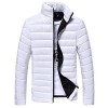 Bifast Men Winter Warm Stand Collar Long Sleeve Zip Coat Jacket Outwear S-3XL - Outerwear - $89.99 