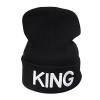 Bifast Women Casual Letter Embroidery Stretchy Knitted Beanie Hat Winter Fashion Bomber Hats - 有边帽 - $14.99  ~ ¥100.44