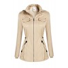 Bifast Women's Zip Up Versatile Military Anorak Jacket Hooded with Pockets M-XXXL - Outerwear - $49.99  ~ £37.99
