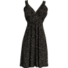 Black & White Polka Dot Halter Sundress Tie Back - Dresses - $42.99  ~ £32.67