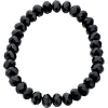 Black Bead Bracelet - Armbänder - 
