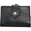 Black Buxton Sonoma Lizard Mini Framed Wallet - Billeteras - $10.99  ~ 9.44€