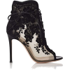 Black Lace Booties - Klasične cipele - 