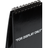 Black Notepad  Leather Bag - Kurier taschen - 