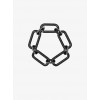 Black-Tone Chain-Link Bracelet - ブレスレット - $250.00  ~ ¥28,137
