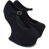 Black platforms - 厚底鞋 - 