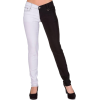 Black And White Jeans - People - 
