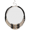 Black Bead And Tube Collar Necklace - Pasovi - £15.00  ~ 16.95€