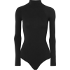 Black Bodysuit - 长袖衫/女式衬衫 - 