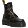Black Doc Martin Combat Boots - Stivali - 