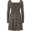 Black Floral Dress - Kleider - 