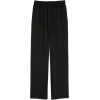 Black Flowy Cotton Trousers - Uncategorized - 