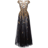 Black Gold Dress - Dresses - 