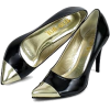 Black & Gold Heels - Sapatos clássicos - 
