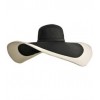 Black Hat with White Trim - 有边帽 - 