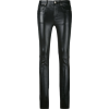 Black Leather Pants - ジーンズ - 