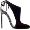Black Open Side Heel - 经典鞋 - 