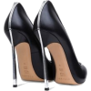 Black Silver Stripe Heel - Resto - 