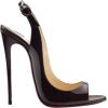 Black Sling Back Heel - Klassische Schuhe - 