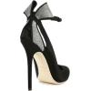 Black Suede Heel with Bow - Otros - 