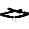 Black Vix Velvet Choker - Necklaces - 