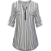 Black & White Striped Shirt - 插图 - 
