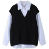 Black. White - 半袖衫/女式衬衫 - 