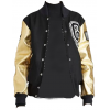 Black and Gold Baseball Jacket - Jakne in plašči - 