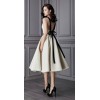 Black and cream 50s Dress - Haljine - 