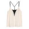 Black and white top H&M - Camicia senza maniche - 