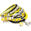 Black and yellow bracelet - Aretes - 