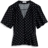 Black blouse - 半袖衫/女式衬衫 - 