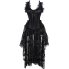 Black corset Dress - Kleider - 