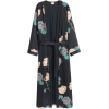 Black floral. Kimono - アウター - 