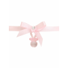 Blackheart Pink Pacifier Ribbon Choker - Halsketten - 