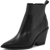 Black leather western ankle boots - Resto - 100.00€ 