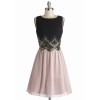 Black /pink party dress style - Kleider - 