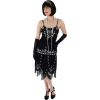 Black roaring 20s style dress - Persone - 