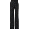 Black sequin palazzo trousers - 牛仔裤 - 
