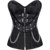 Black steam punk corset - Belt - $100.00 